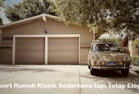 Carport Rumah Klasik Sederhana tapi Tetap Elegan