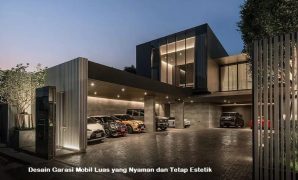desain garasi mobil luas