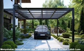 desain garasi dan taman
